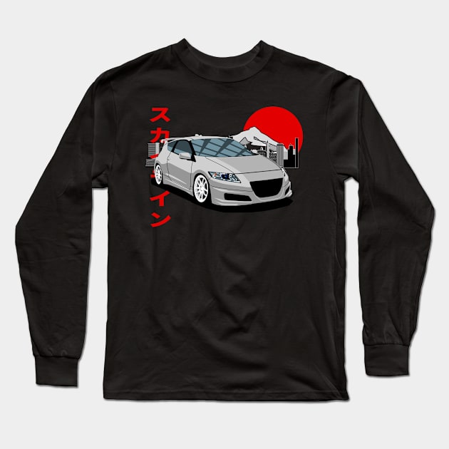 Honda CRZ JDM Style Long Sleeve T-Shirt by Rebellion Store